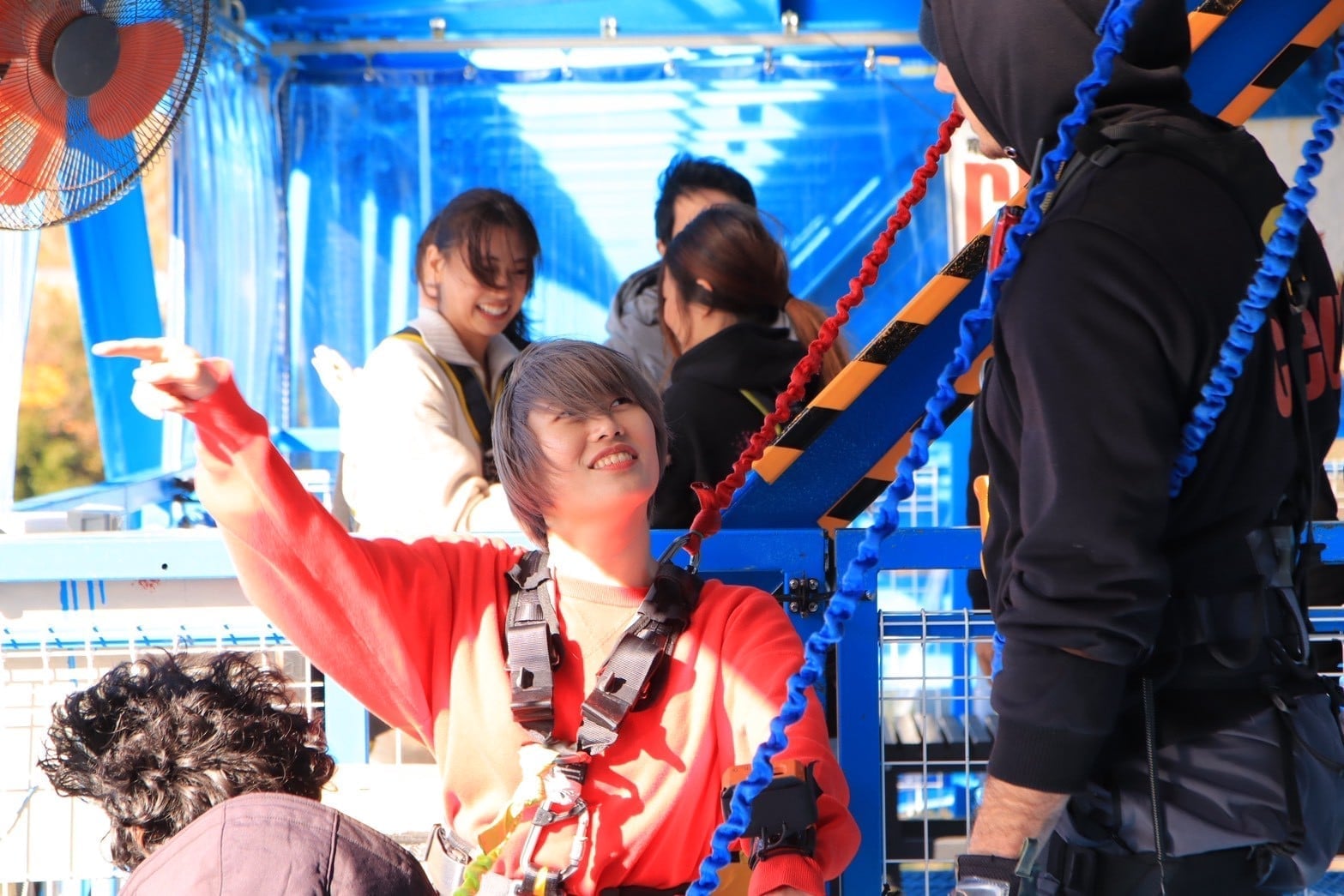 去年、飛んだ人の写真
