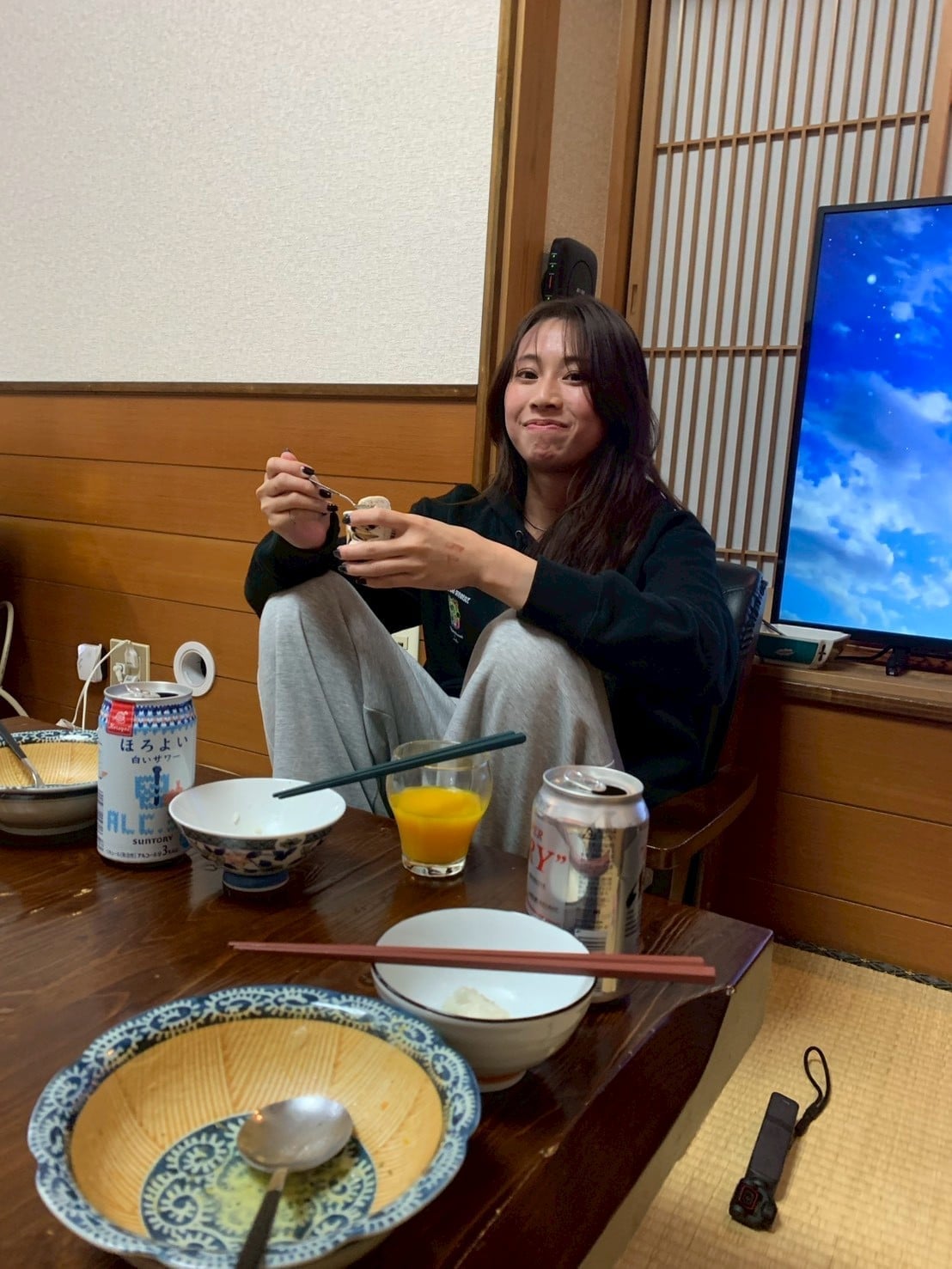 去年、飛んだ人の写真