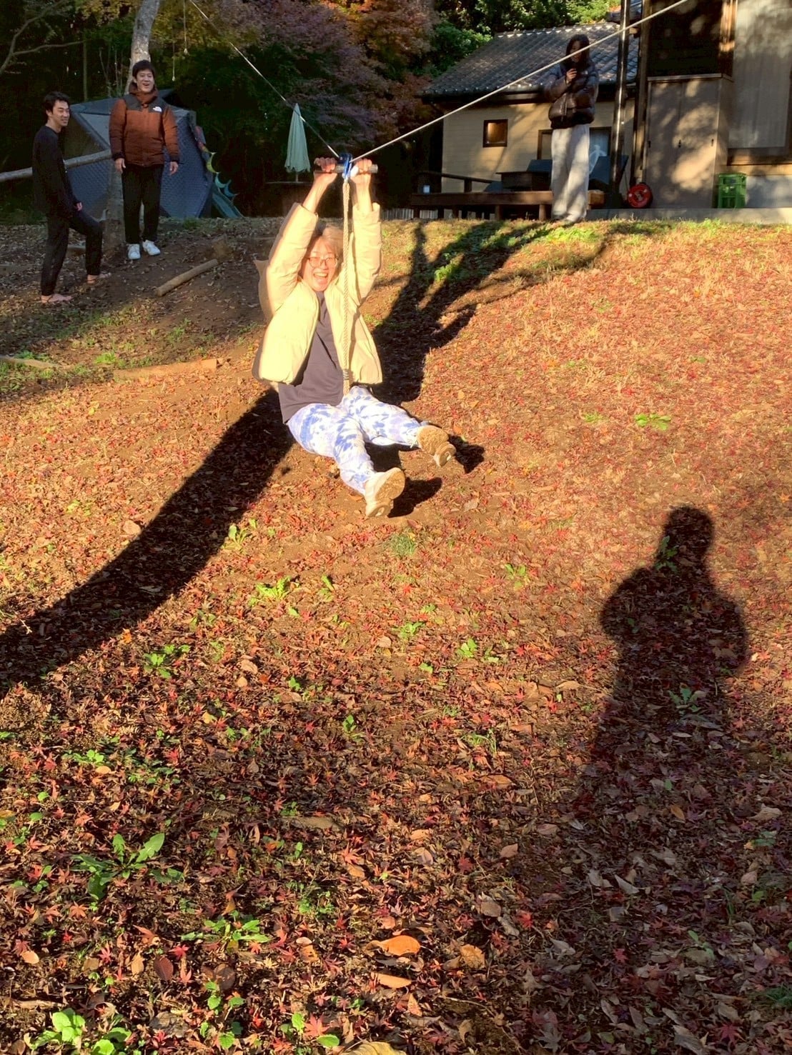 去年、飛んだ人の写真