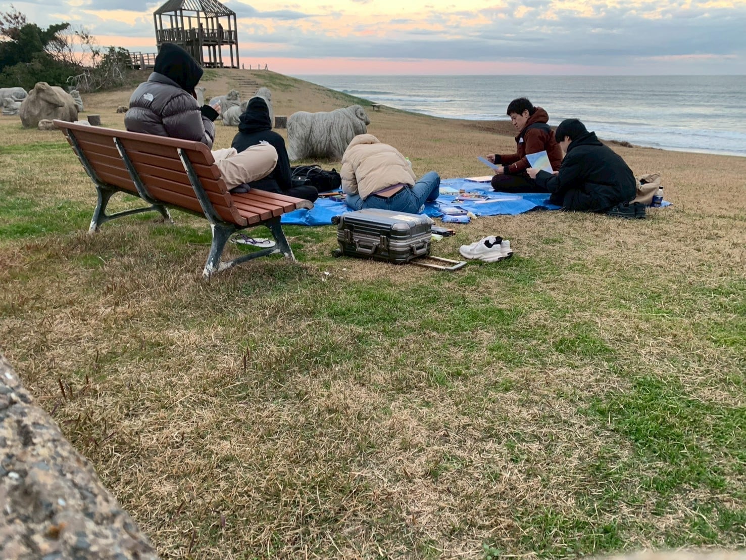 去年、飛んだ人の写真